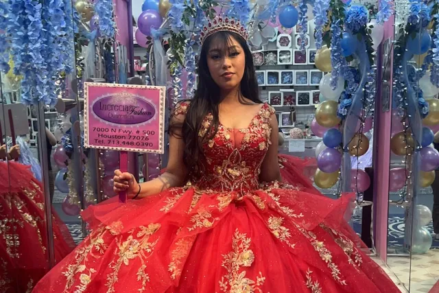 Red Quinceanera Dress
