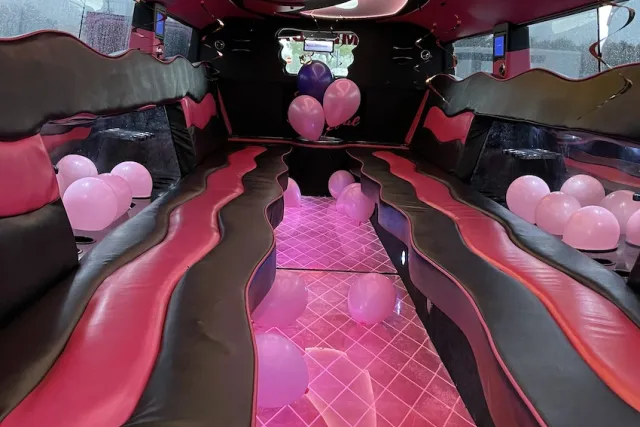 Pink Hummer Interior