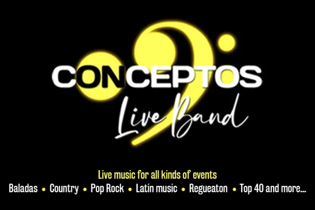 Conceptos Live Band Houston logo wide