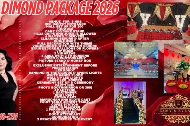 Esmys Events Reception Hall diamond package