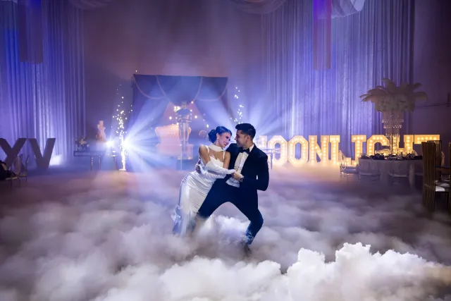 Moonlight Venue Conroe wedding dance