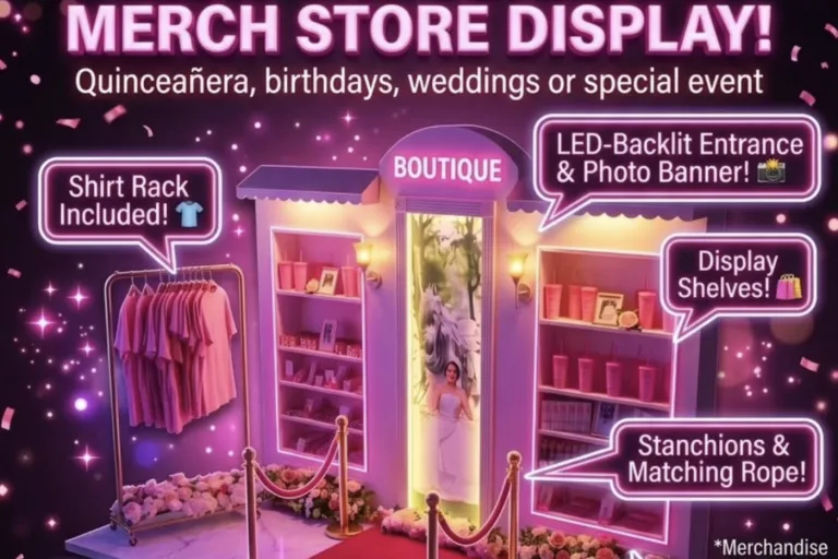 merch stores for quinceaneras