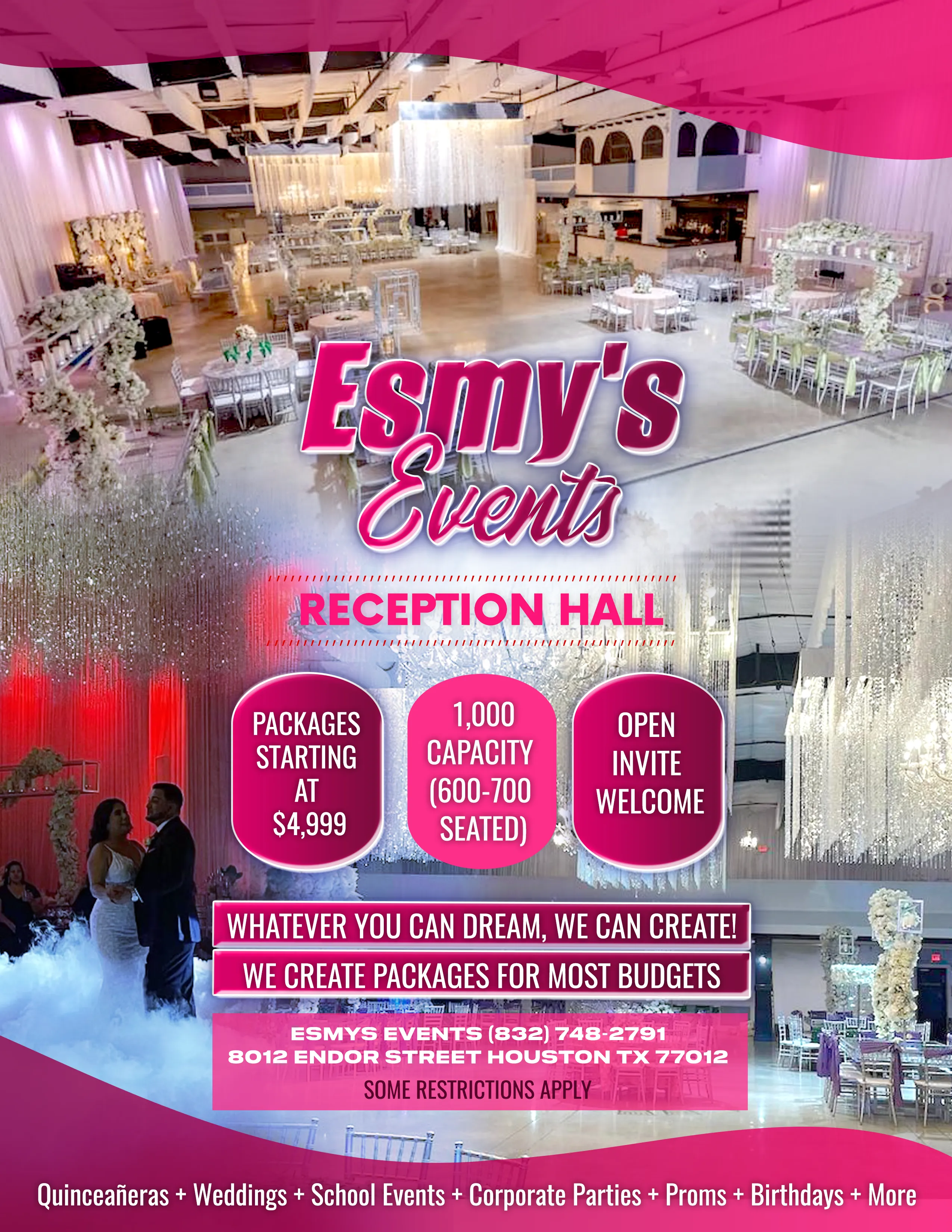Esmys Events Flyer