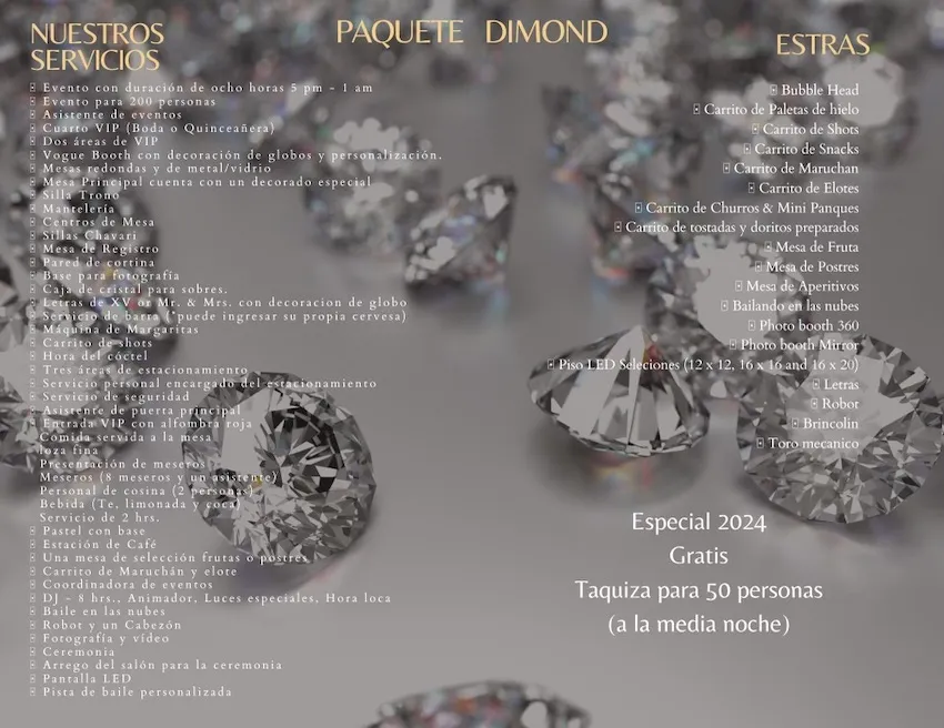 Paquete Diamond