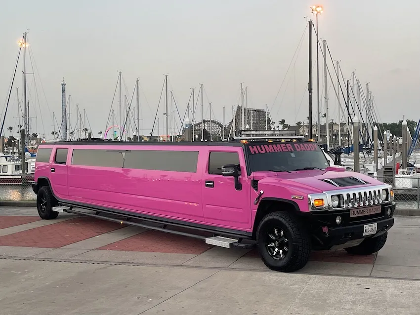 Pink Hummer Limo