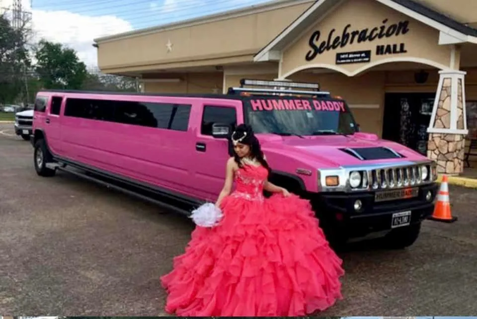 Pink Hummer Limo