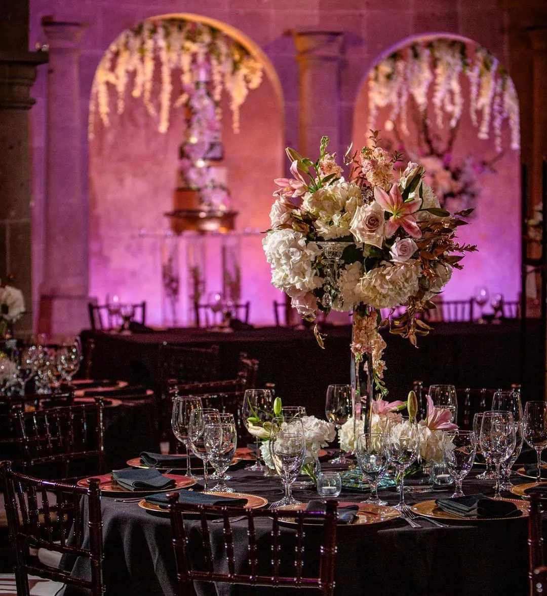 Bell Tower on 34th Table Decorations