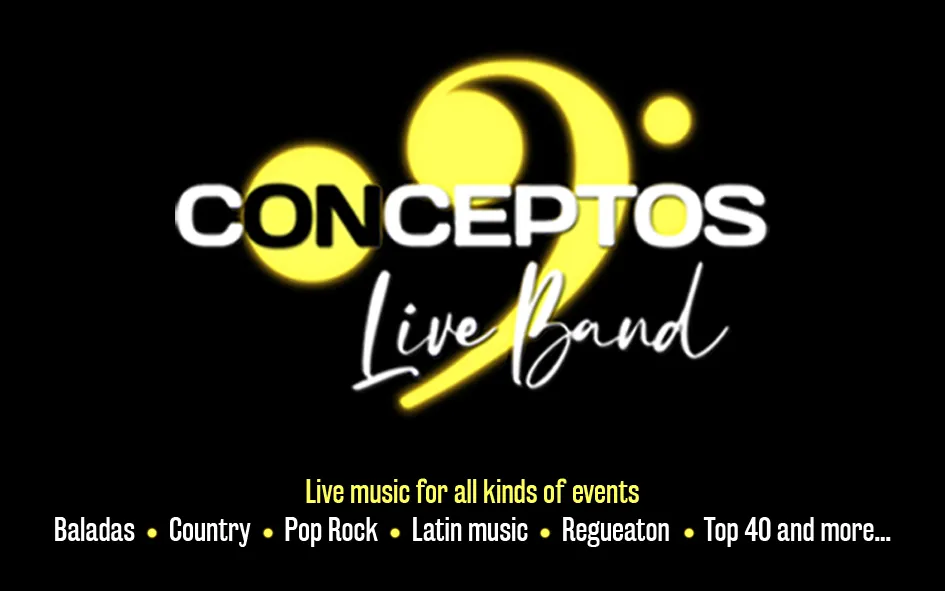 Conceptos Live Band Houston logo wide