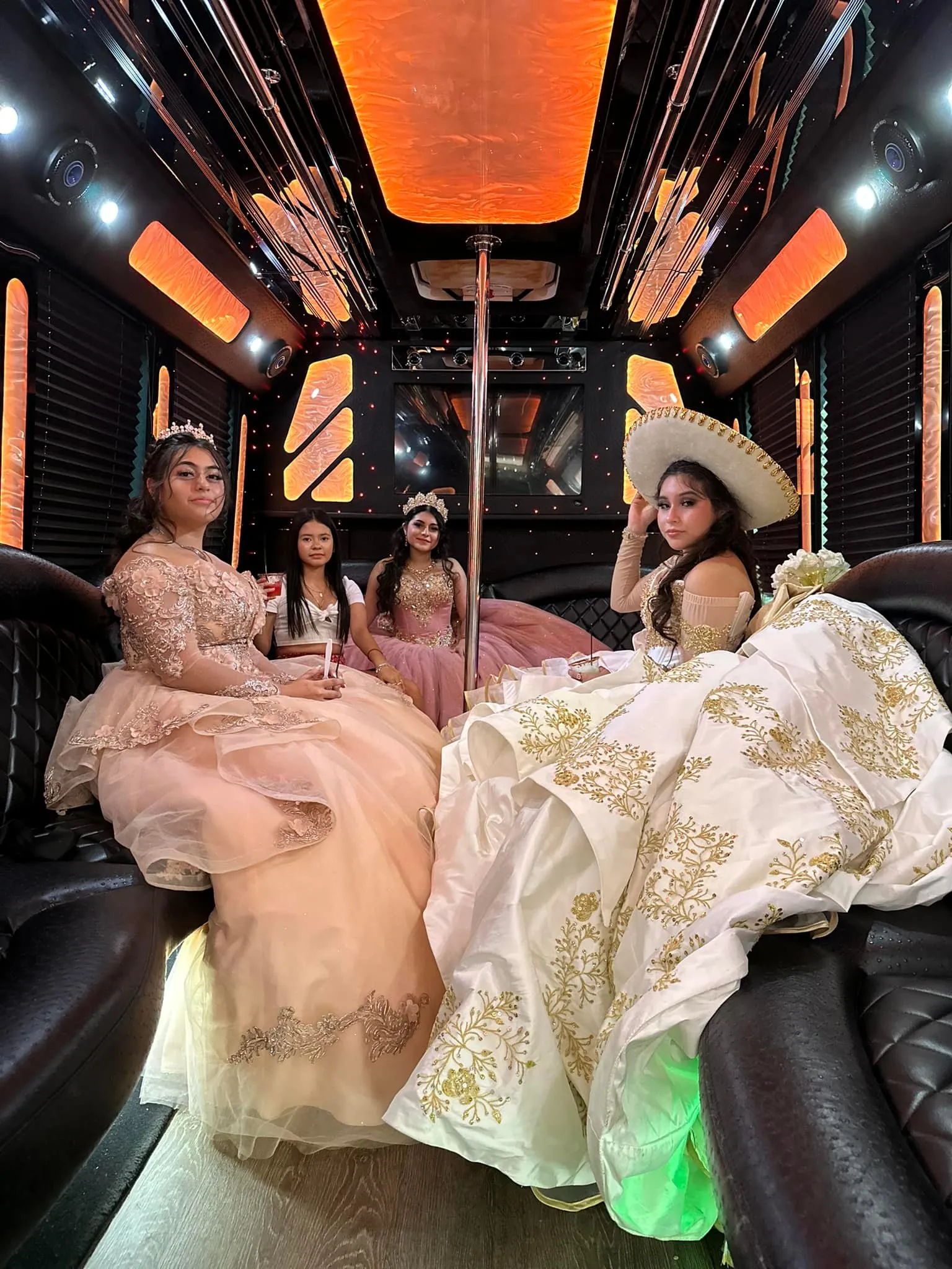 houston party bus limo quinceaneras