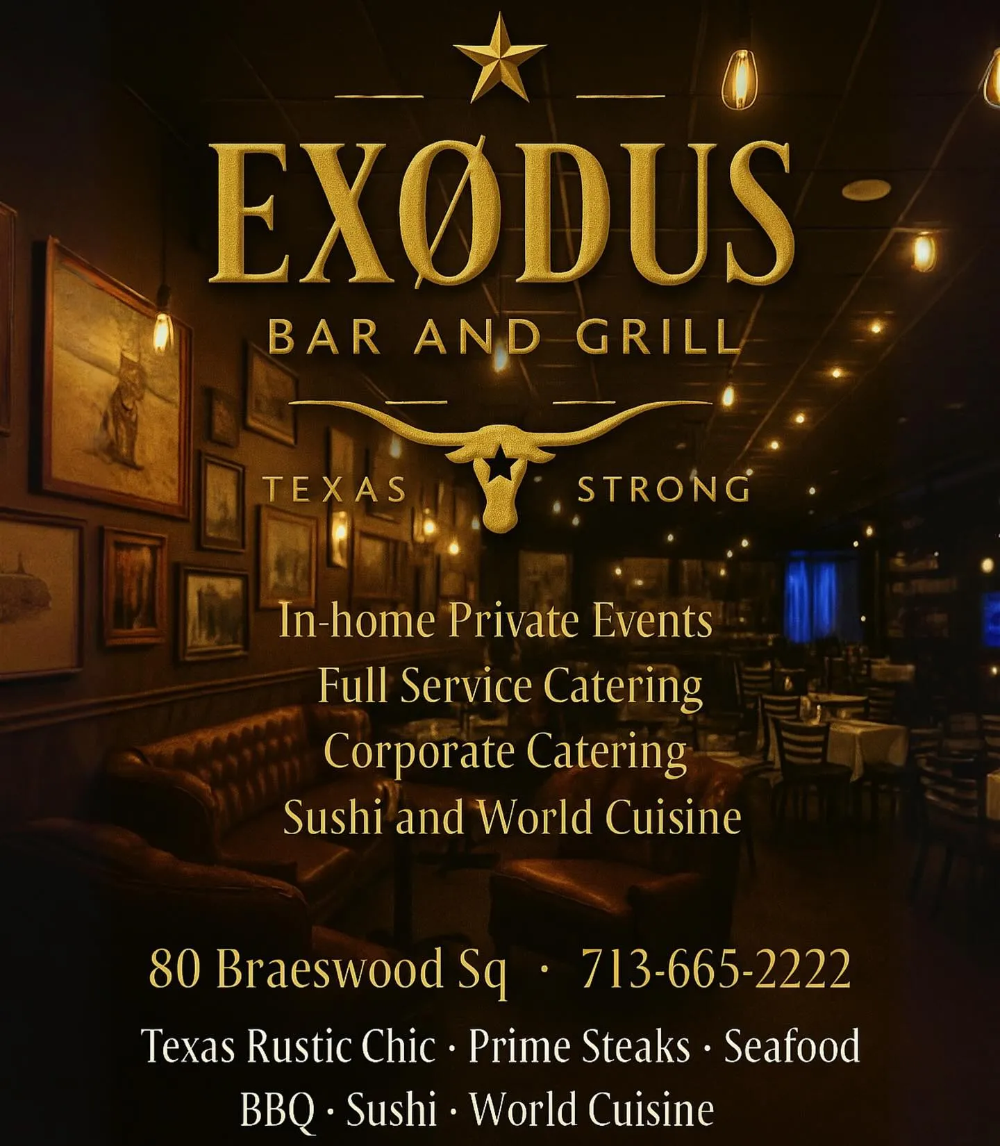 exodus bar and grill catering