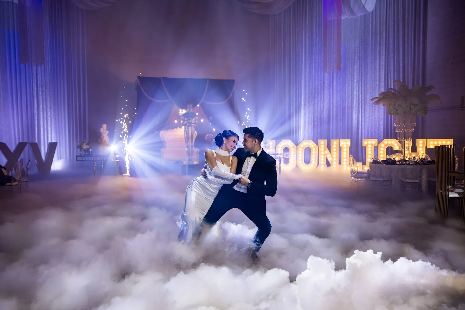 Moonlight Venue Conroe wedding dance