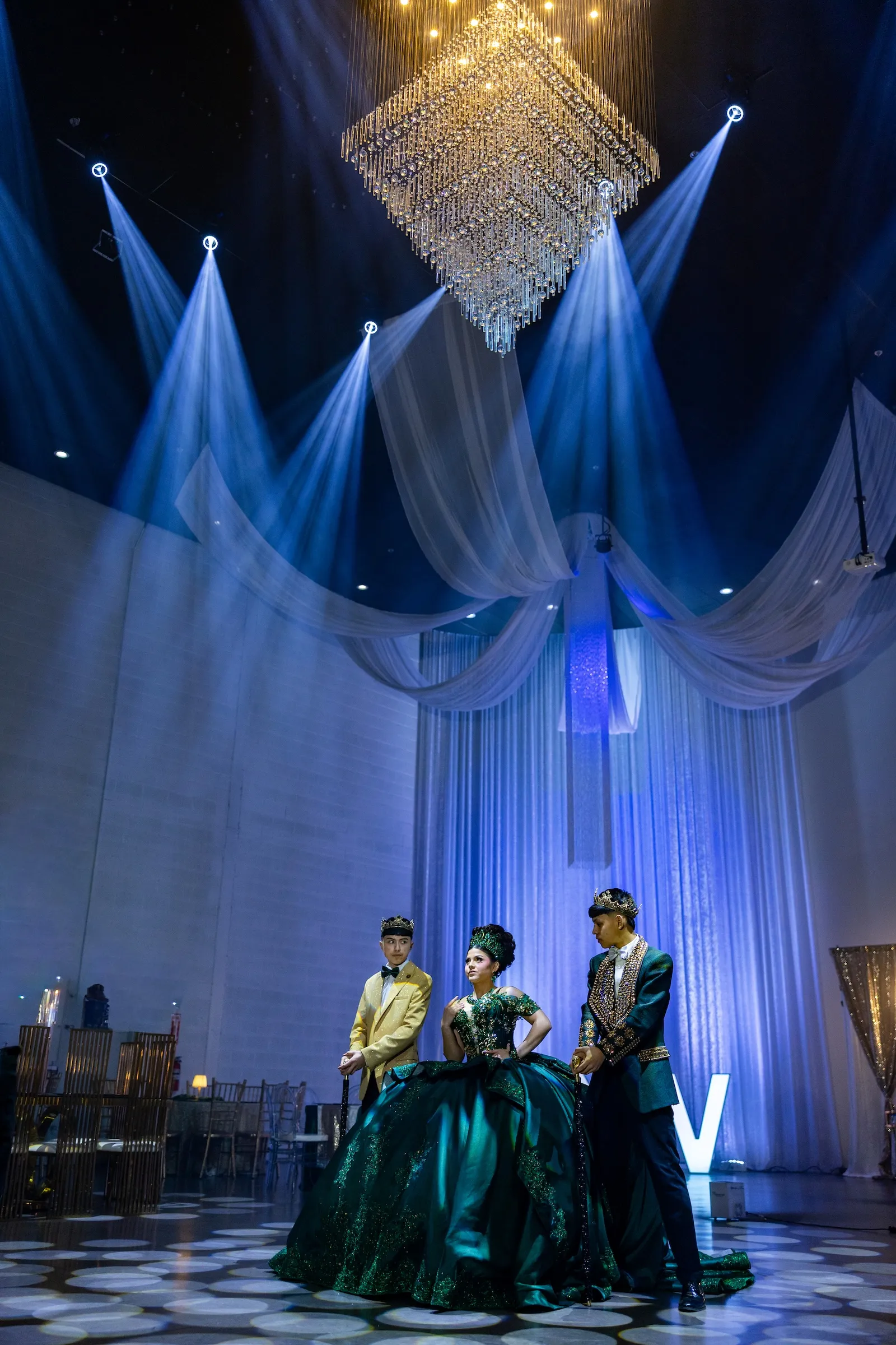 Moonlight Venue Conroe chandelier