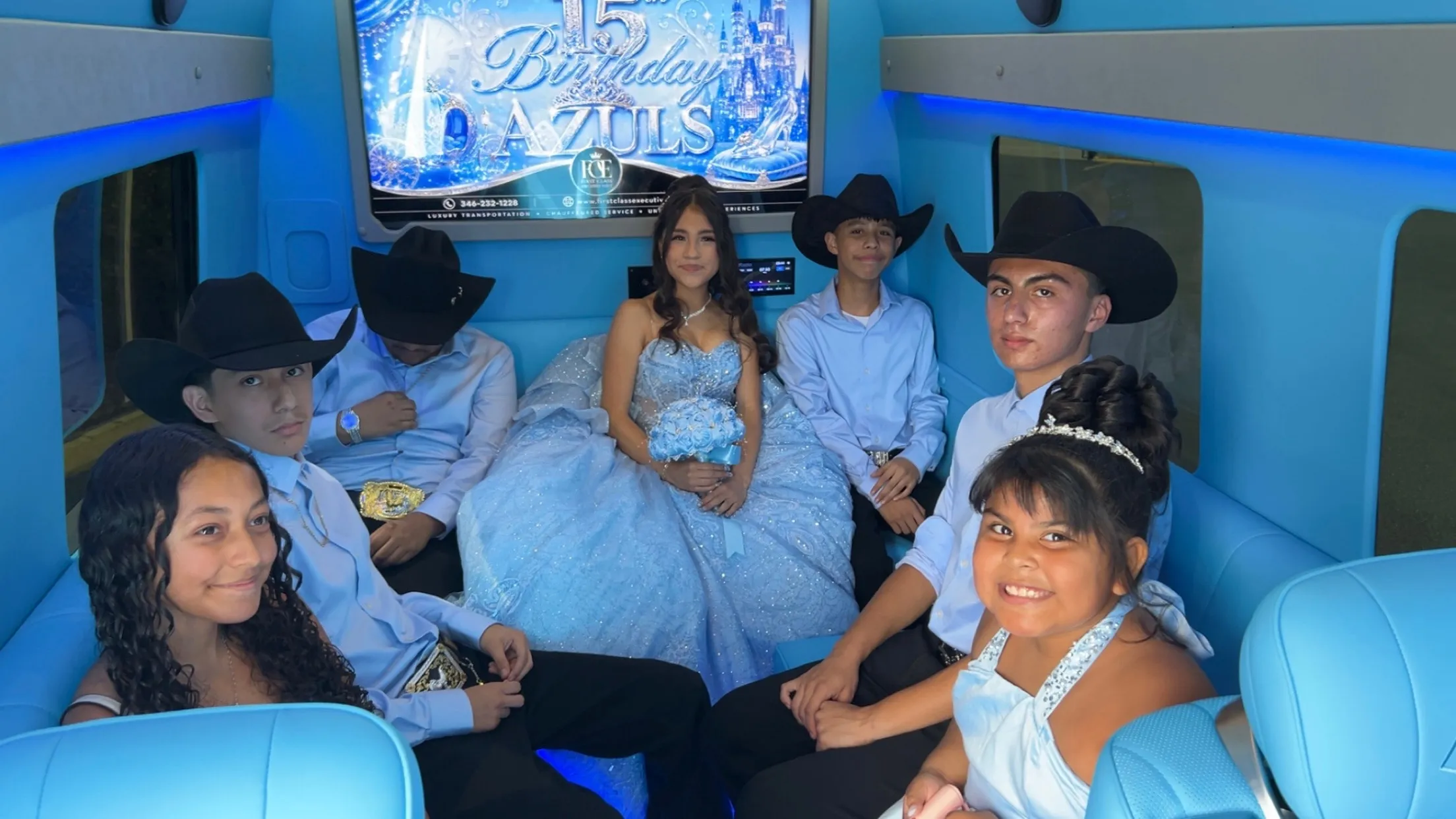quinceanera party bus houston