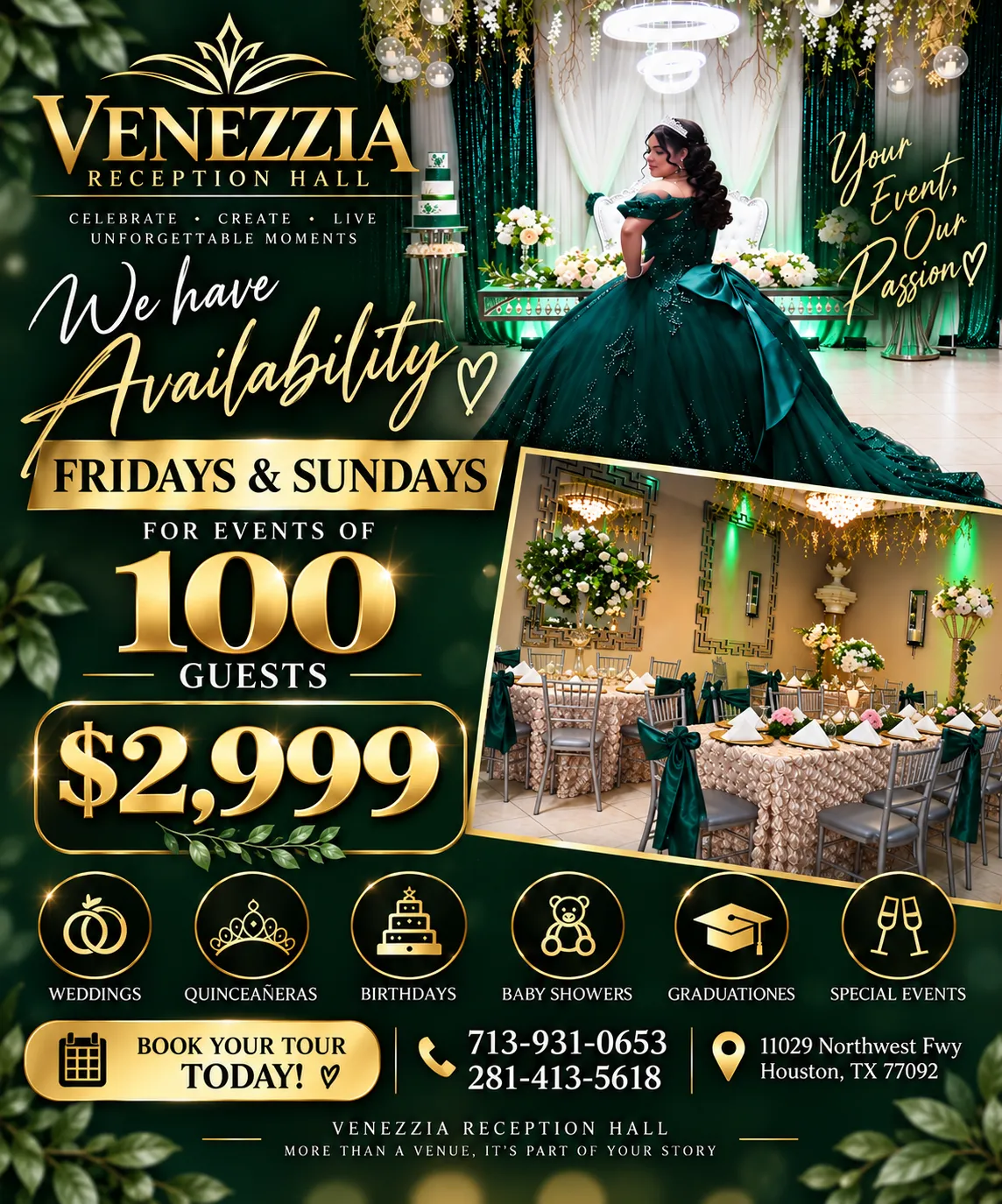 venezzia friday specials