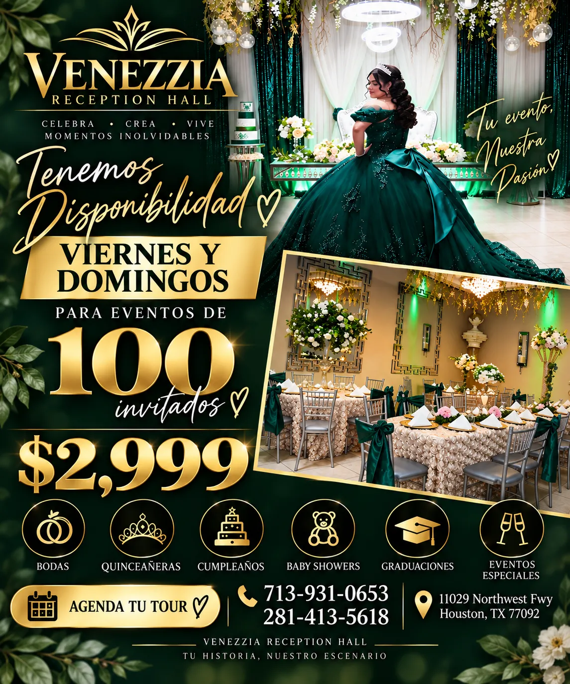 venezzia reception hall friday specials